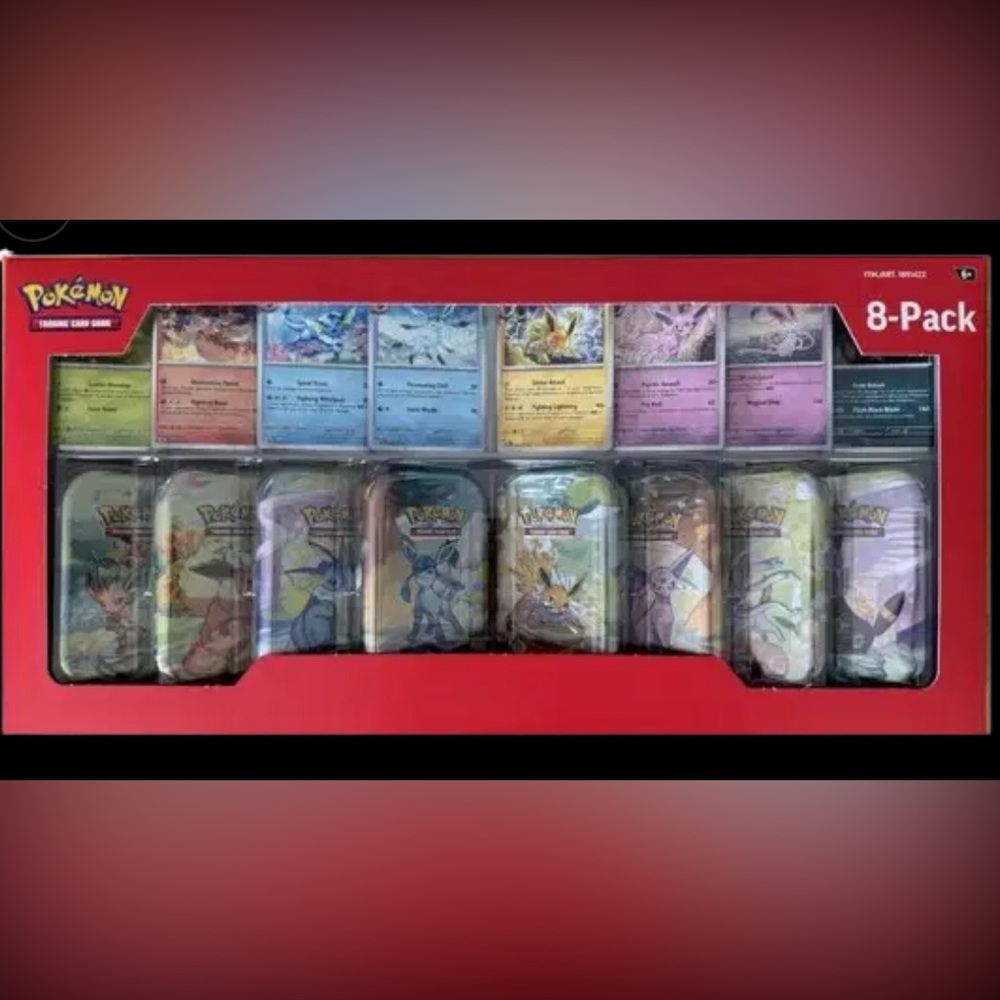 *SEALED* Costco Prismatic Evolutions 8-Pack Mini Tins